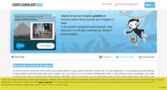 Desktop Screenshot of esercizinglese.com